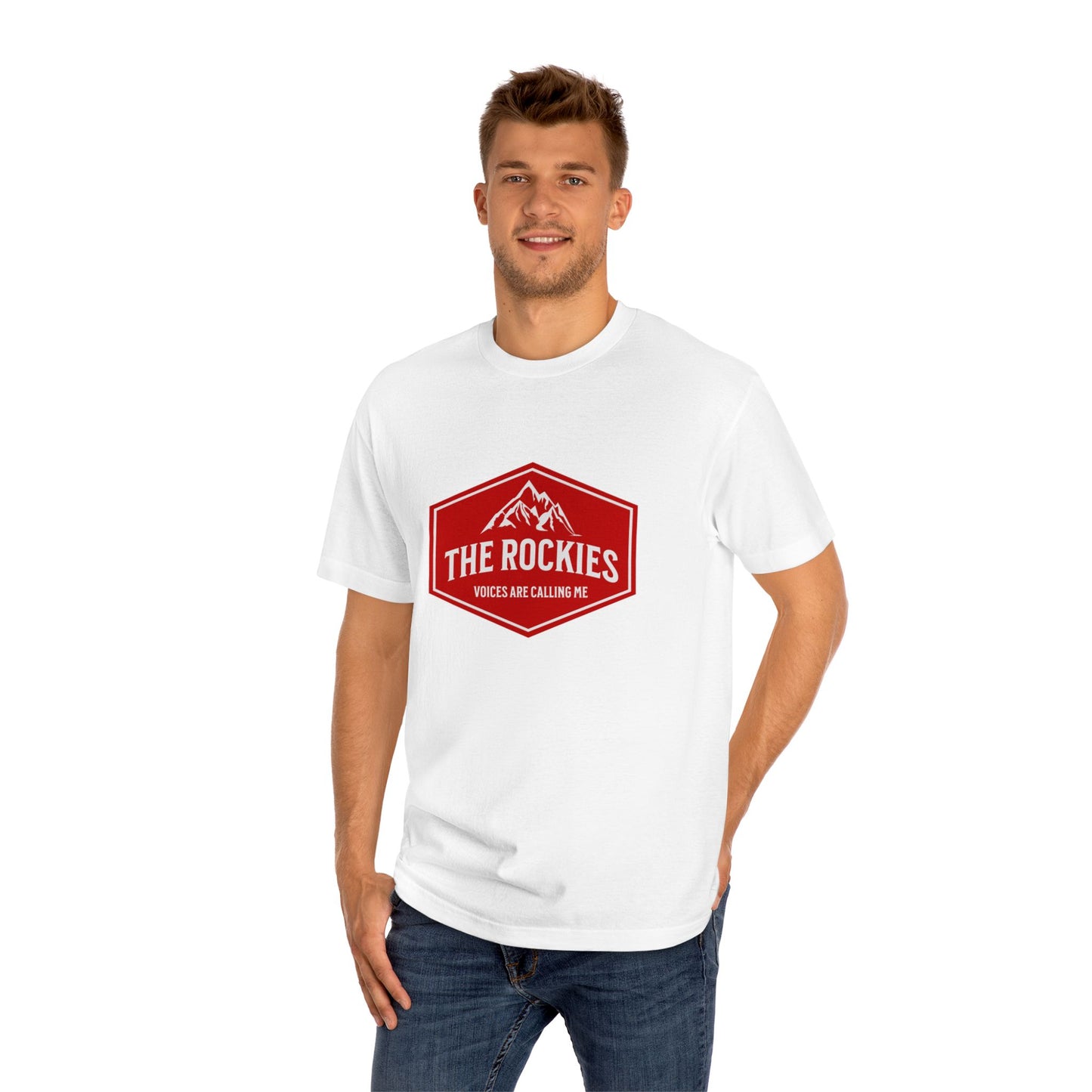 The Rockies mountain badge Tee | Hiking logo shirt