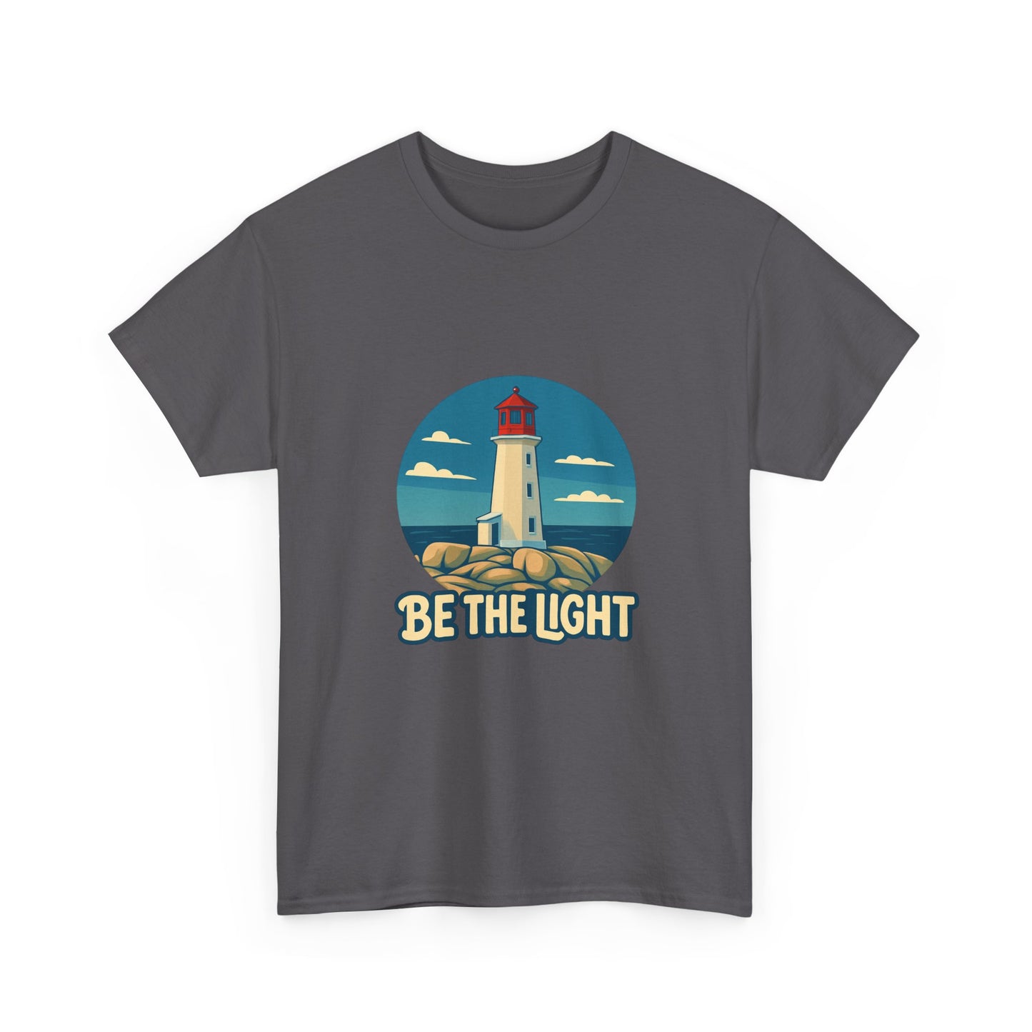 Lighthouse 'Be The Light' Tee | Nautical Coastal Shirt