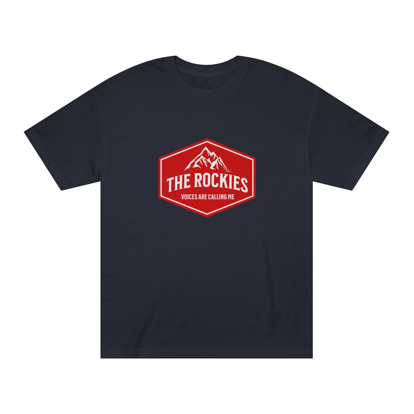The Rockies mountain badge Tee | Hiking logo shirt