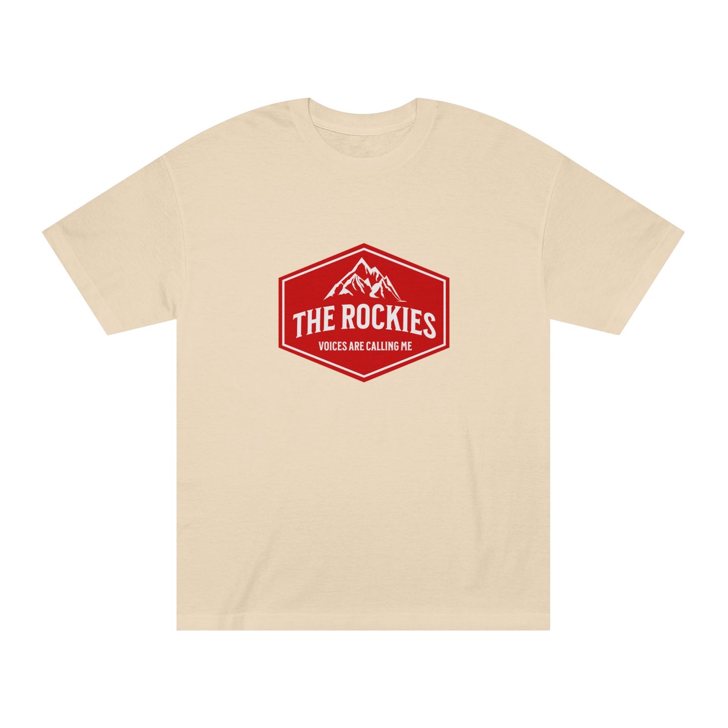 The Rockies mountain badge Tee | Hiking logo shirt
