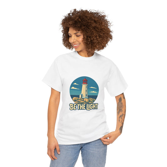 Lighthouse 'Be The Light' Tee | Nautical Coastal Shirt