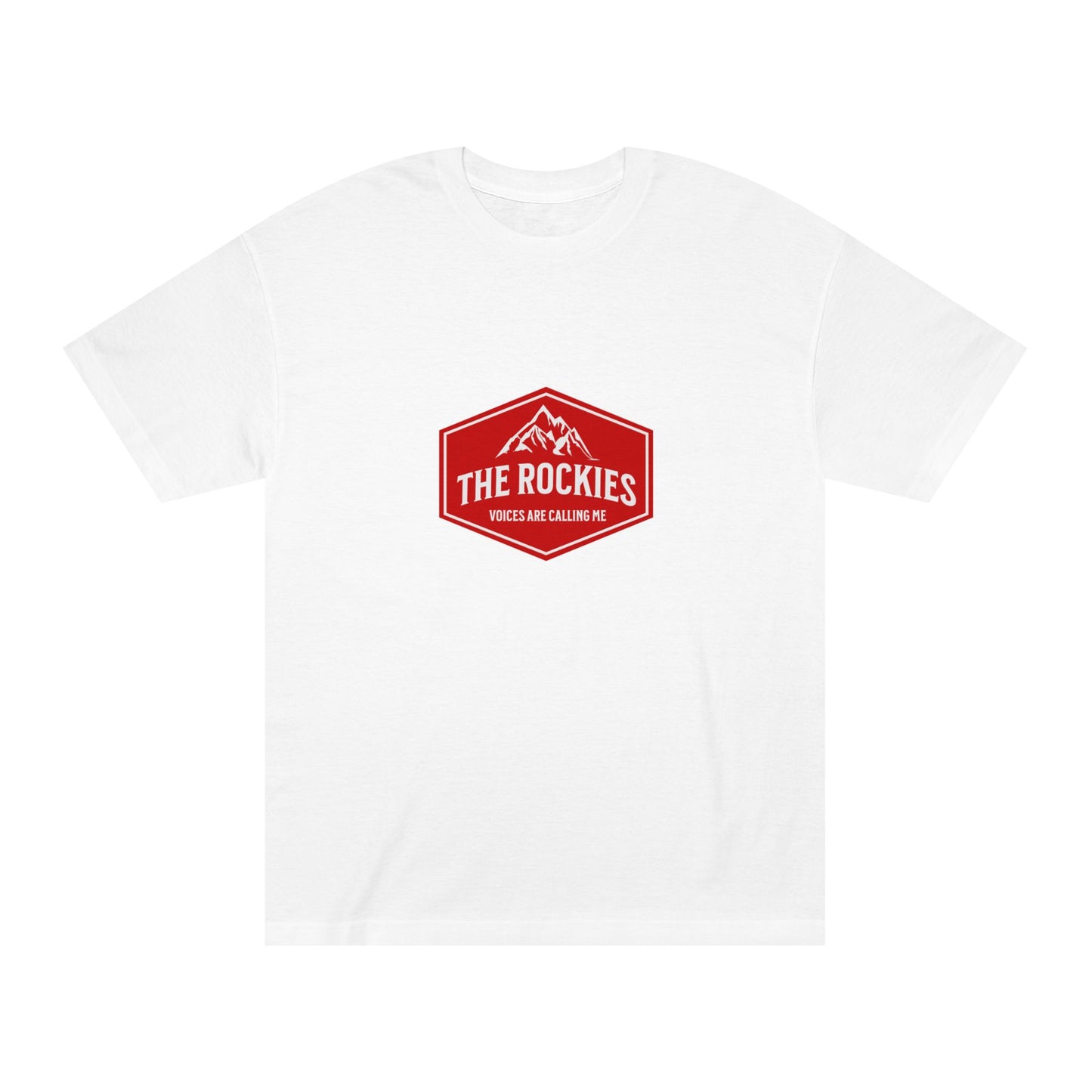 The Rockies mountain badge Tee | Hiking logo shirt
