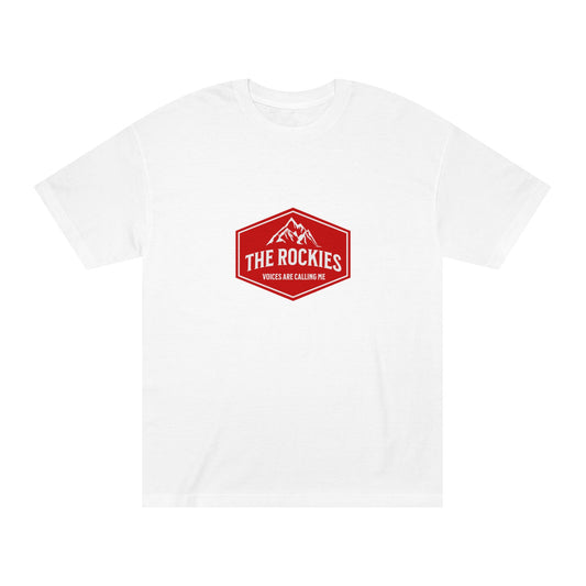 The Rockies mountain badge Tee | Hiking logo shirt