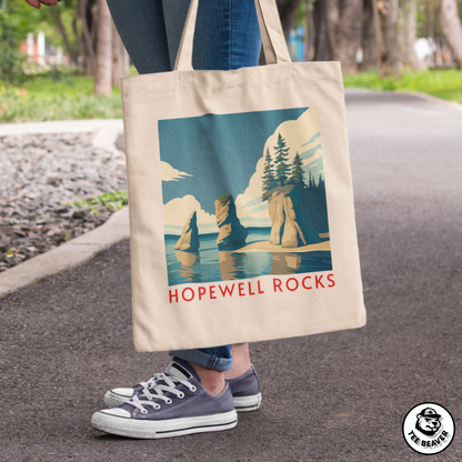 Hopewell Rocks Tote Bag