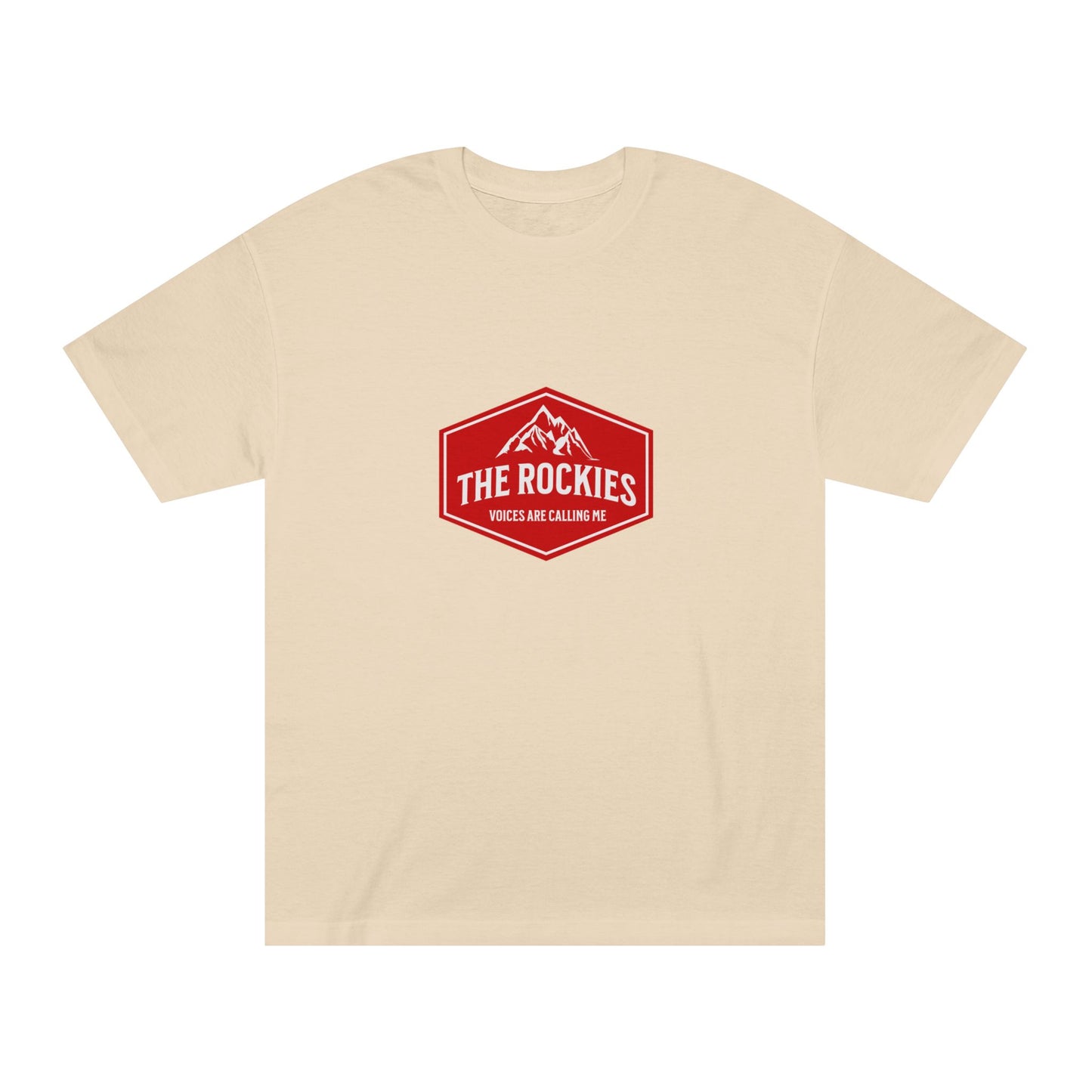 The Rockies mountain badge Tee | Hiking logo shirt