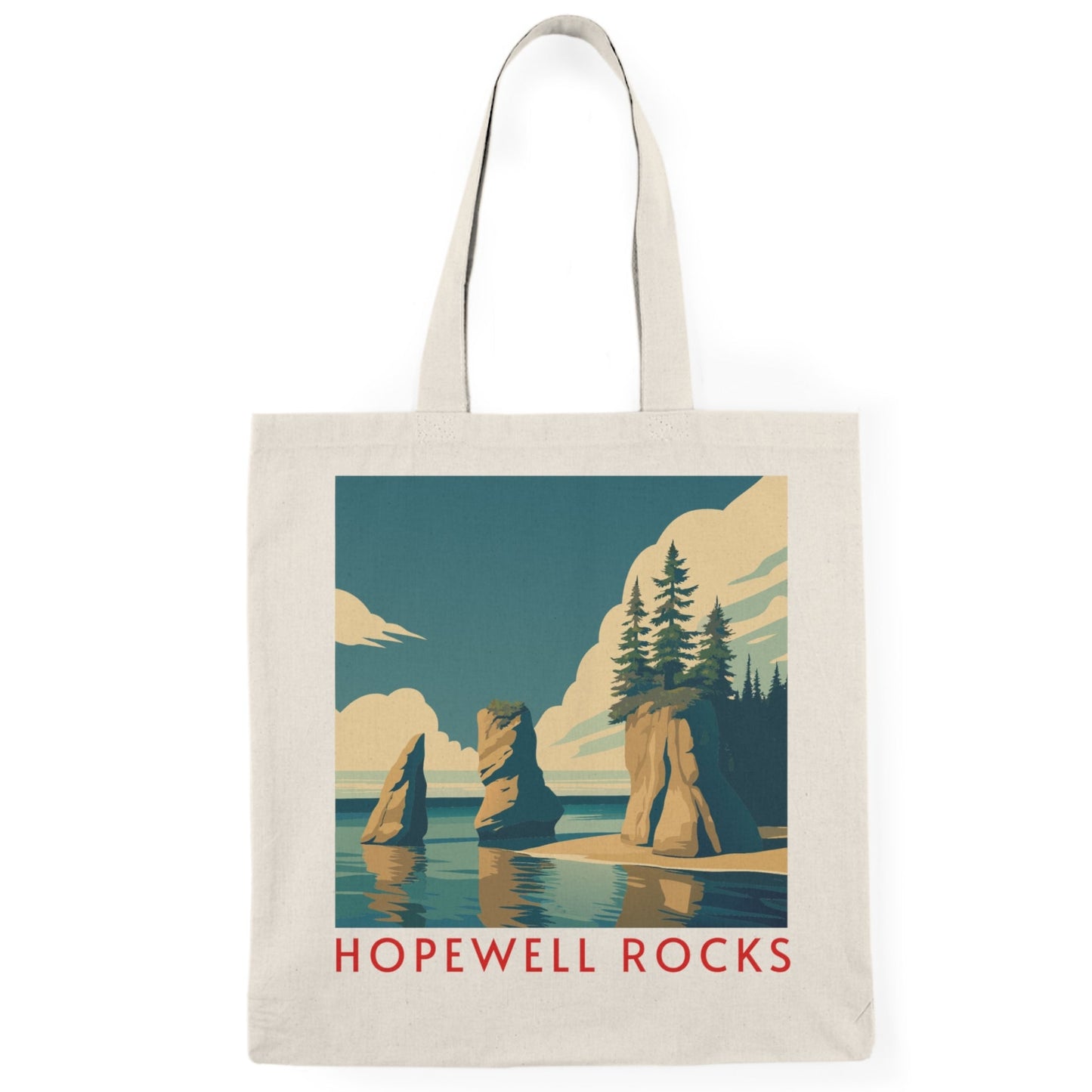 Hopewell Rocks Tote Bag