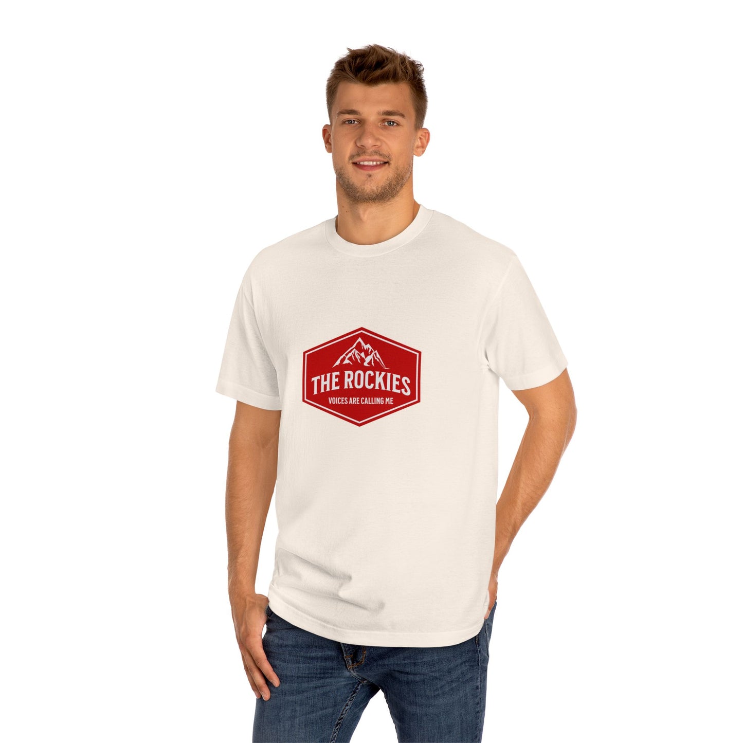 The Rockies mountain badge Tee | Hiking logo shirt