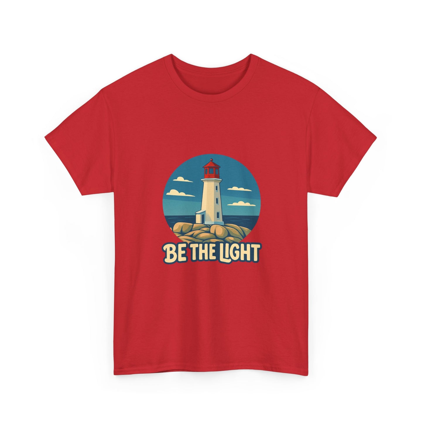 Lighthouse 'Be The Light' Tee | Nautical Coastal Shirt