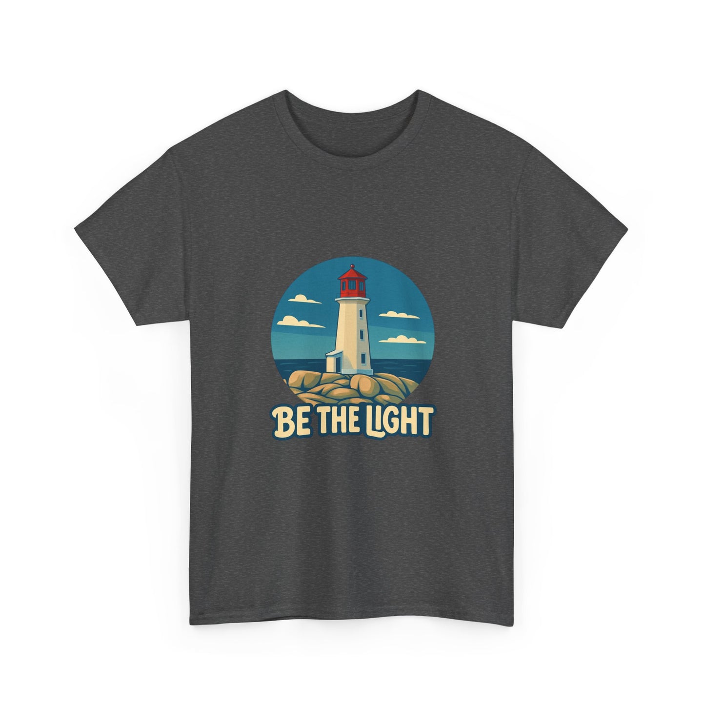 Lighthouse 'Be The Light' Tee | Nautical Coastal Shirt