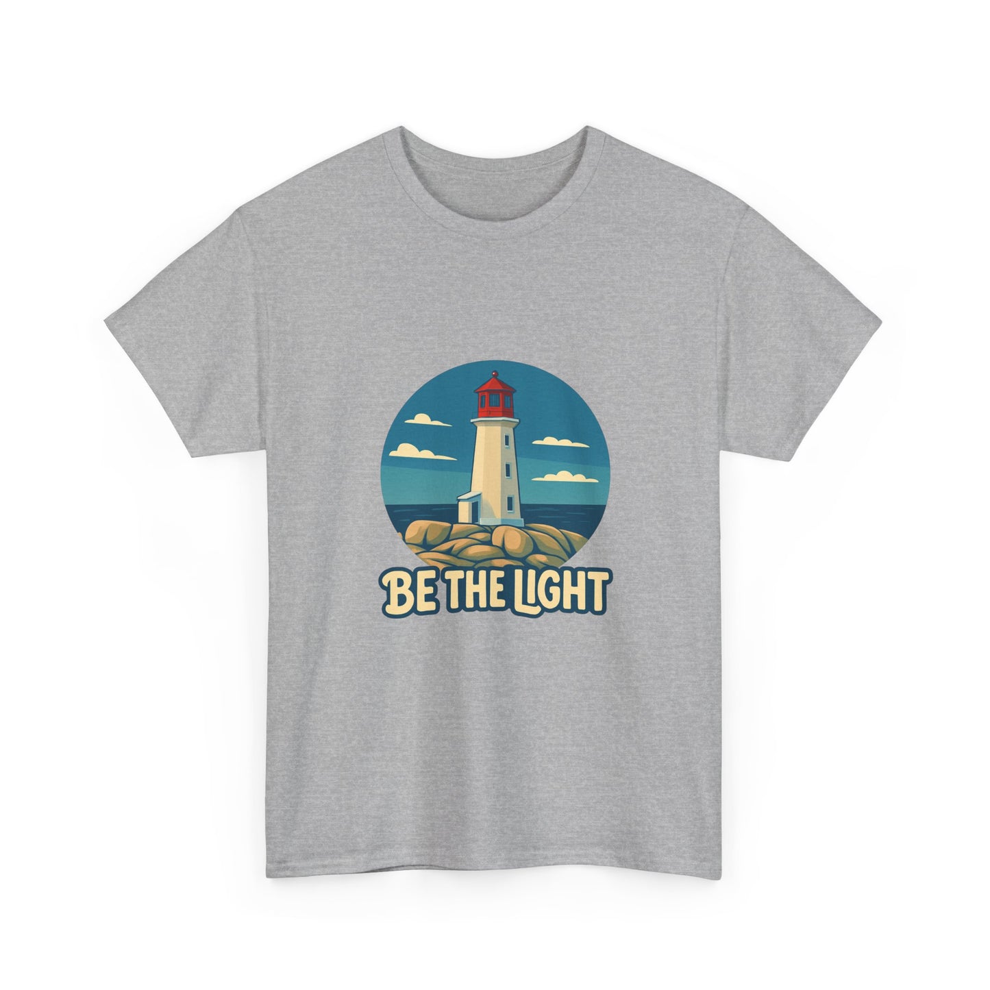 Lighthouse 'Be The Light' Tee | Nautical Coastal Shirt