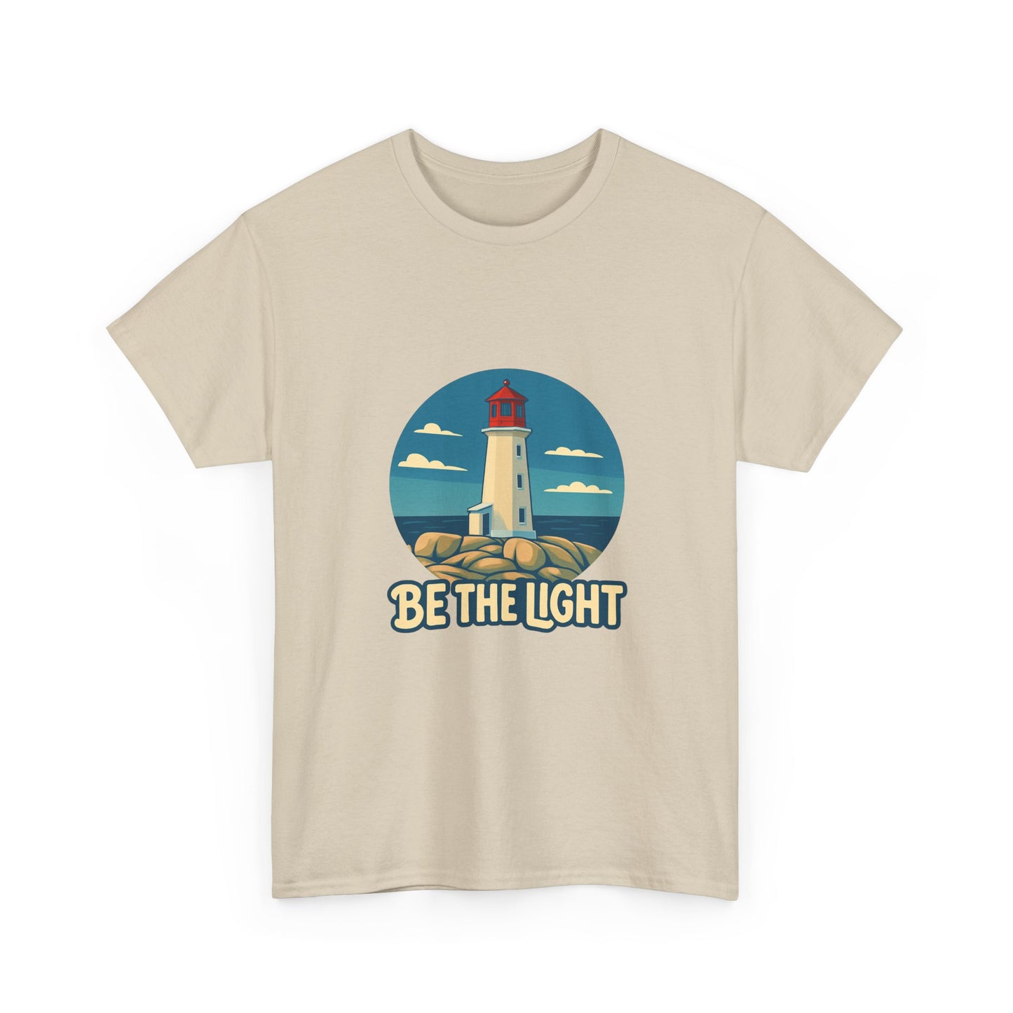 Lighthouse 'Be The Light' Tee | Nautical Coastal Shirt