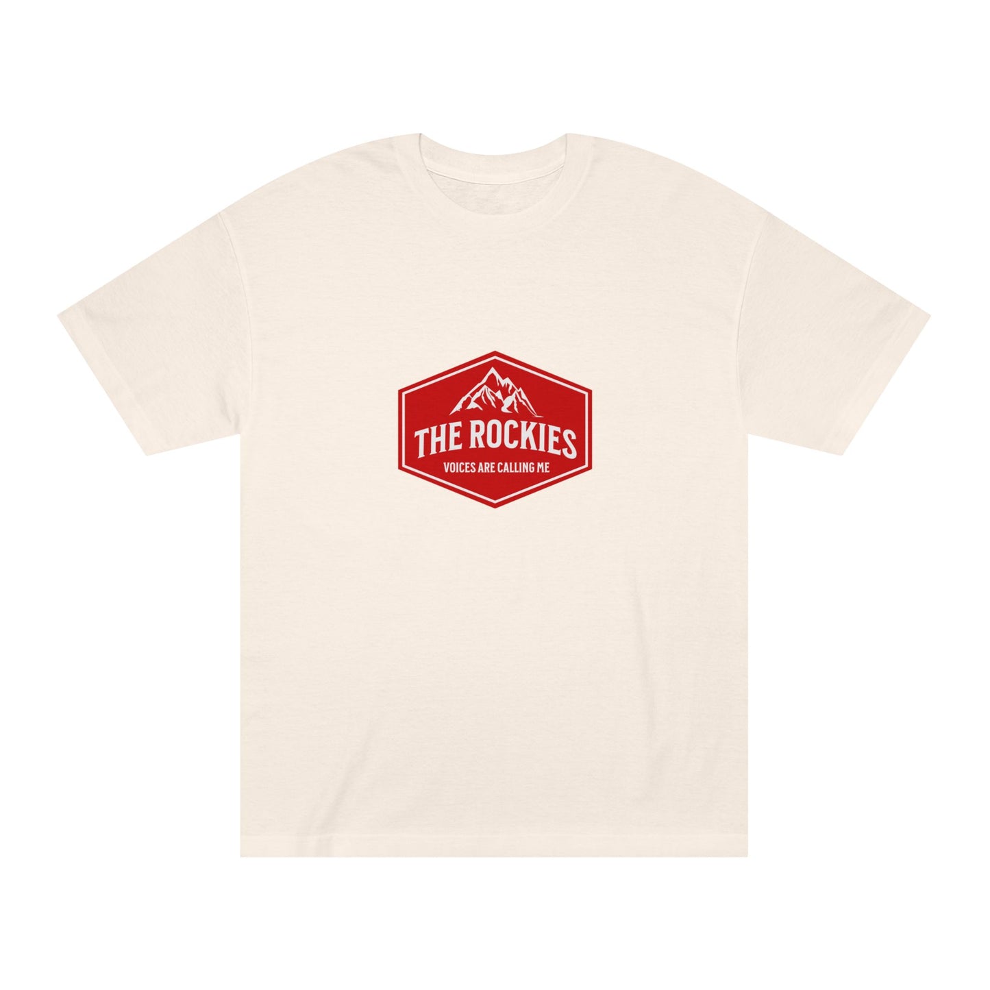 The Rockies mountain badge Tee | Hiking logo shirt