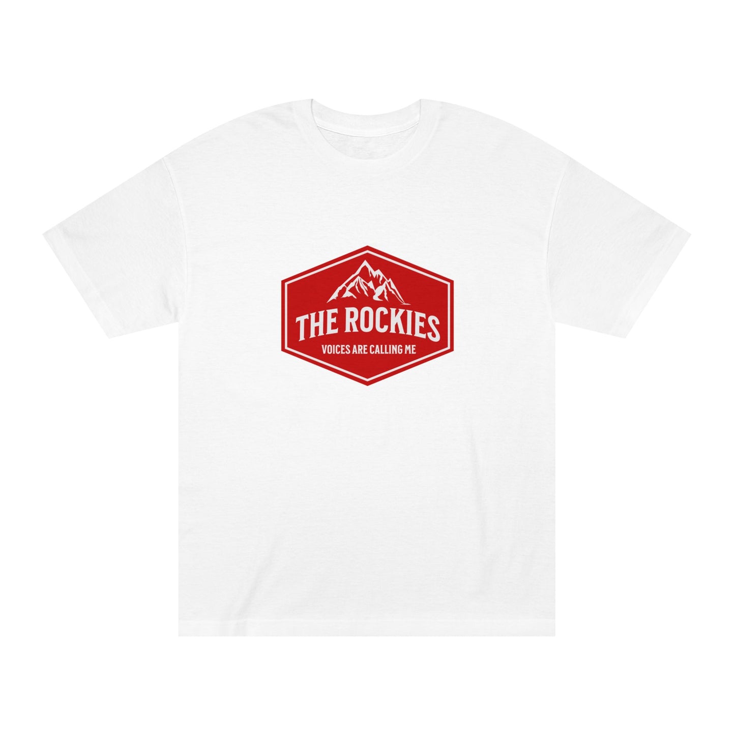 The Rockies mountain badge Tee | Hiking logo shirt