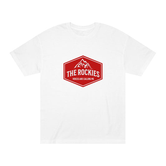 The Rockies mountain badge Tee | Hiking logo shirt