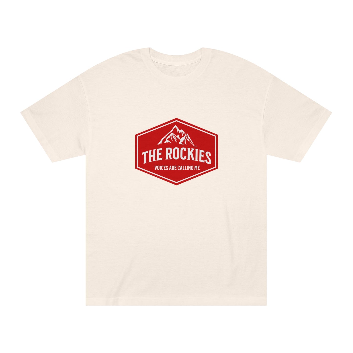 The Rockies mountain badge Tee | Hiking logo shirt
