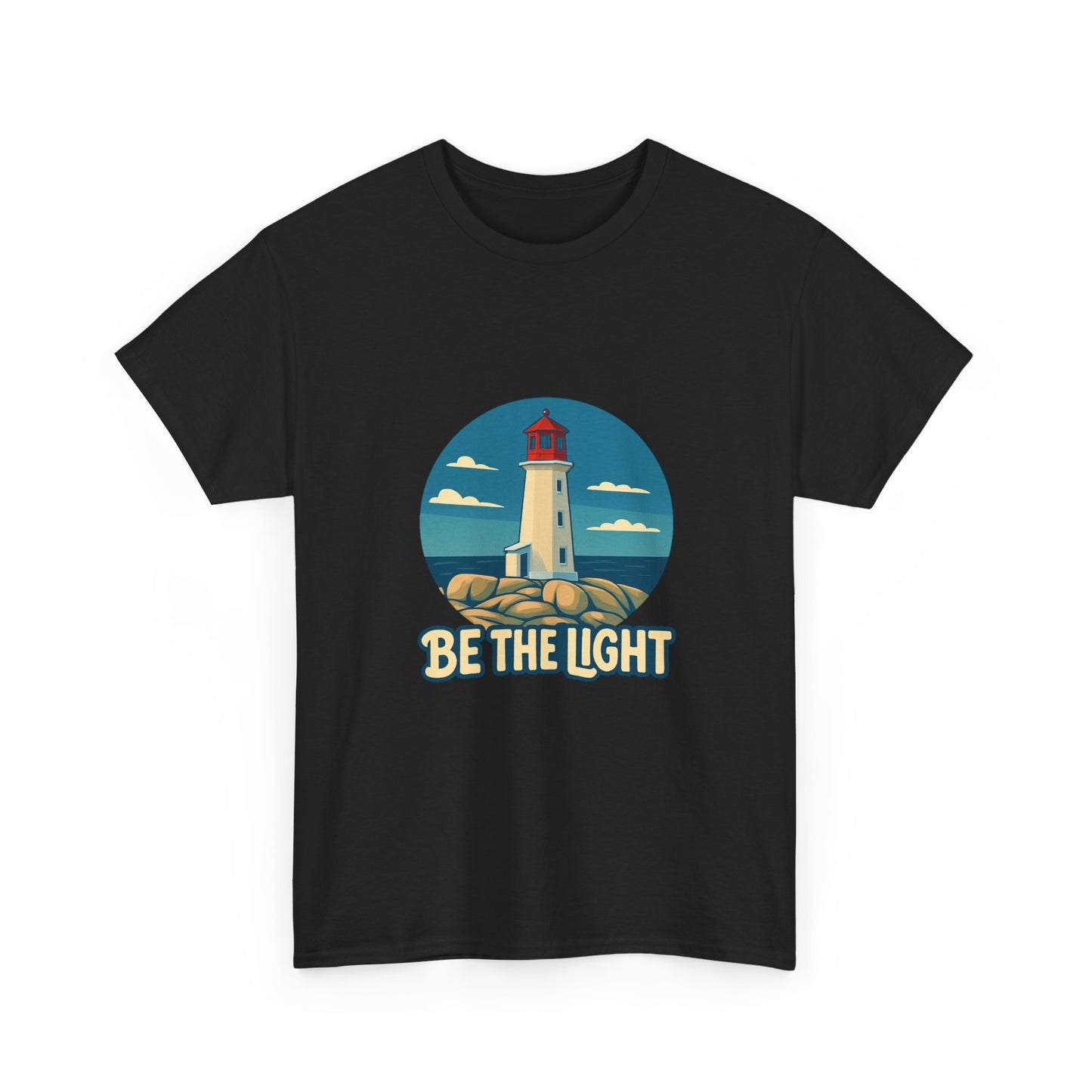 Lighthouse 'Be The Light' Tee | Nautical Coastal Shirt