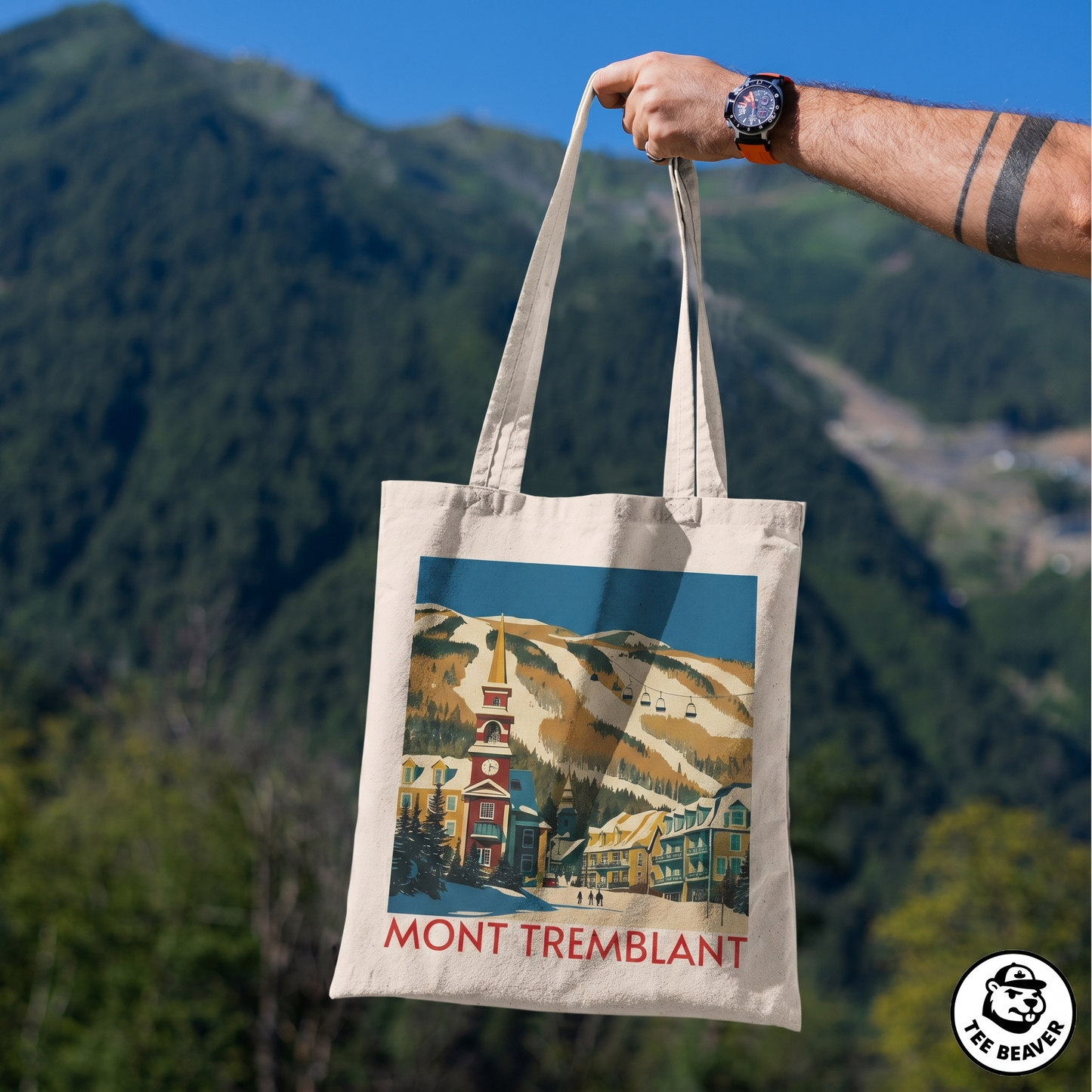 Mont Tremblant Tote Bag
